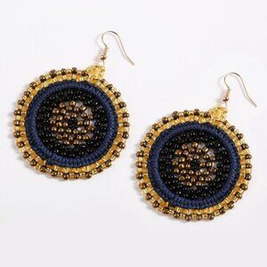 Hot sale handmade beads tassel drop earrings